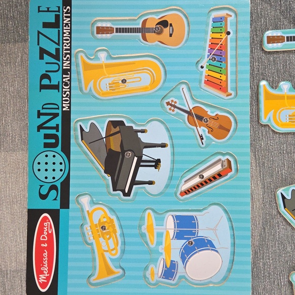 Melissa & Doug Musical Instruments Sound Puzzle - Picture 4 of 9